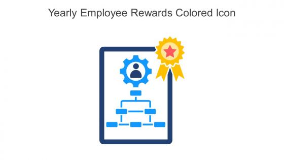 Yearly Employee Rewards Colored Icon In Powerpoint Pptx Png And Editable Eps Format