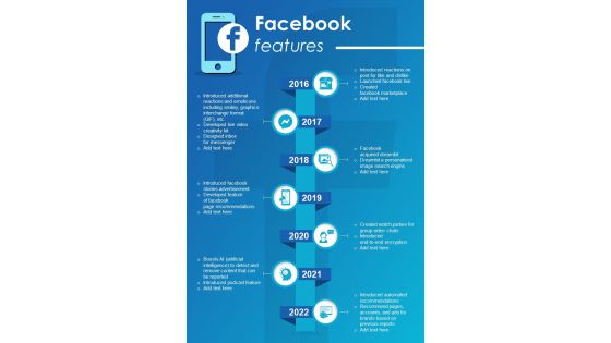 Yearly Evolution Of Facebook Features And Application