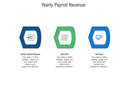 Yearly payroll revenue ppt powerpoint presentation show maker cpb
