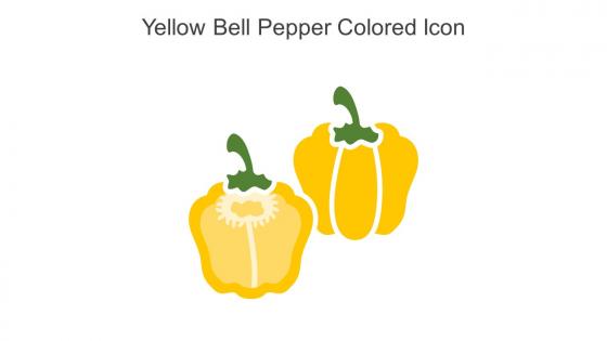 Yellow Bell Pepper Colored Icon In Powerpoint Pptx Png And Editable Eps Format