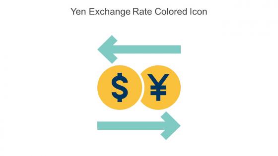 Yen Exchange Rate Colored Icon In Powerpoint Pptx Png And Editable Eps Format