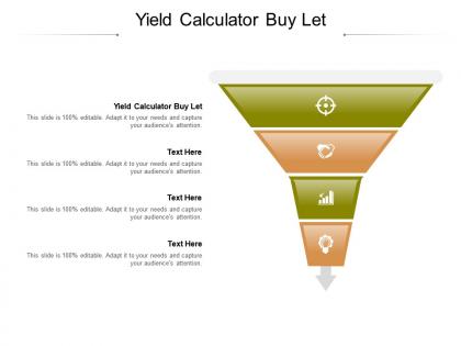 Yield calculator buy let ppt powerpoint presentation gallery templates cpb