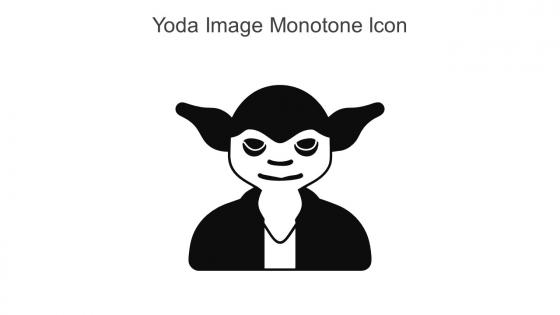 Yoda Image Monotone Icon In Powerpoint Pptx Png And Editable Eps Format