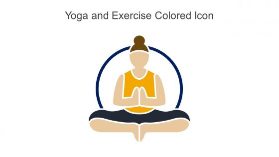 Yoga And Exercise Colored Icon In Powerpoint Pptx Png And Editable Eps Format