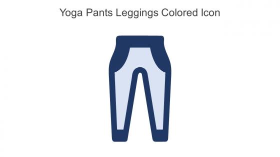 Yoga Pants Leggings Colored Icon In Powerpoint Pptx Png And Editable Eps Format