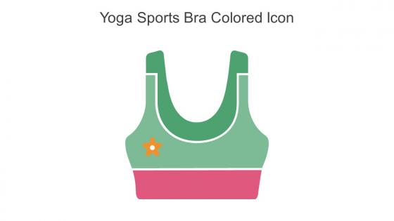 Yoga Sports Bra Colored Icon In Powerpoint Pptx Png And Editable Eps Format