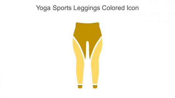 Yoga Sports Leggings Colored Icon In Powerpoint Pptx Png And Editable Eps Format