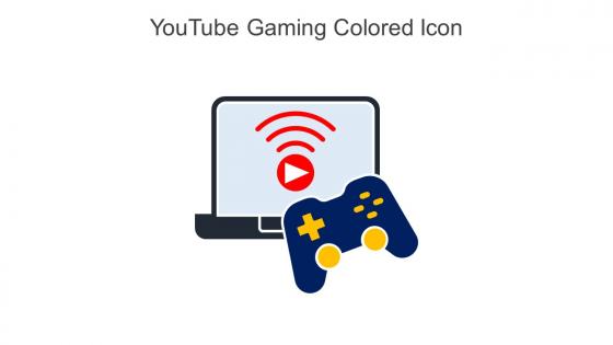 Youtube Gaming Colored Icon In Powerpoint Pptx Png And Editable Eps Format