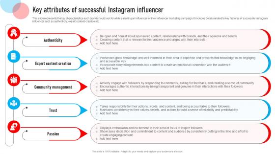 Youtube Influencer Marketing Key Attributes Of Successful Instagram Influencer Strategy SS V