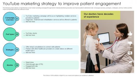 Youtube Marketing Strategy Improve Increasing Patient Volume With Healthcare Strategy SS V