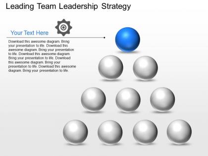 Yp leading team leadership strategy powerpoint template