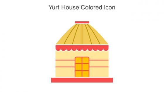 Yurt House Colored Icon In Powerpoint Pptx Png And Editable Eps Format