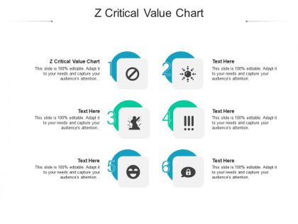 Z critical value chart ppt powerpoint presentation portfolio design inspiration cpb