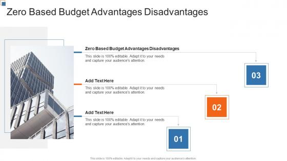Zero Based Budget Advantages Disadvantages In Powerpoint And Google Slides Cpb