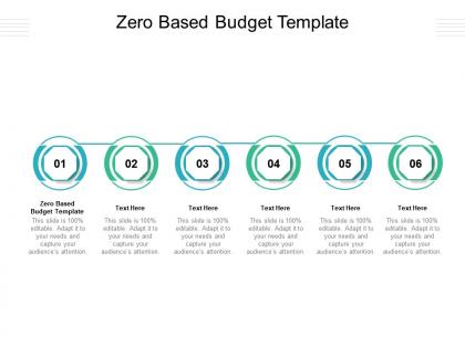 Zero based budget template ppt powerpoint presentation infographic template cpb