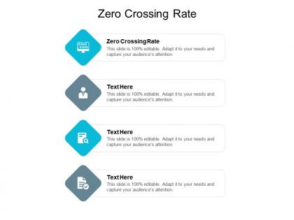 Zero crossing rate ppt powerpoint presentation infographics visuals cpb