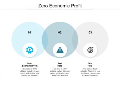 Zero economic profit ppt powerpoint presentation model demonstration cpb