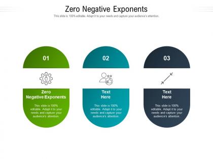 Zero negative exponents ppt powerpoint presentation inspiration infographics cpb