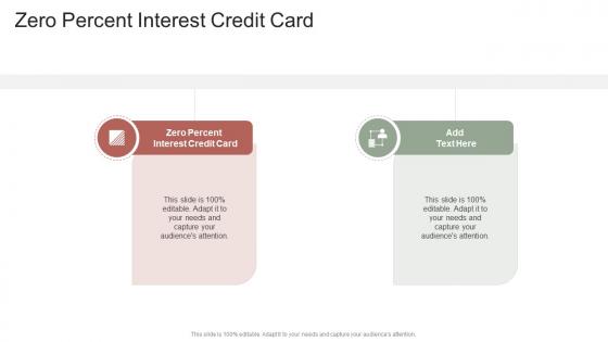 Zero Percent Interest Credit Card In Powerpoint And Google Slides Cpb