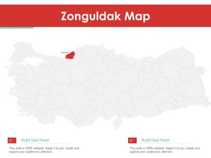 Zonguldak map powerpoint presentation ppt template