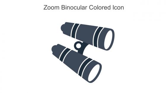 Zoom Binocular Colored Icon In Powerpoint Pptx Png And Editable Eps Format