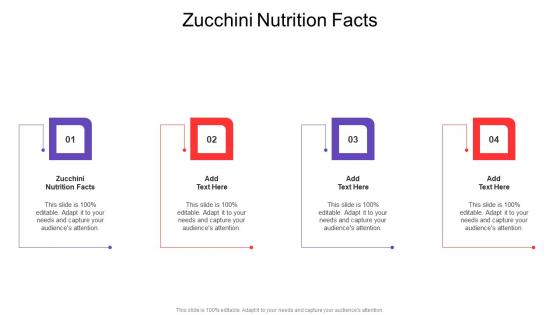 Zucchini Nutrition Facts In Powerpoint And Google Slides Cpb