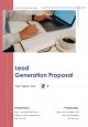 Lead generation proposal example document report doc pdf ppt Slide01