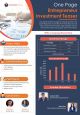 One page entrepreneur investment teaser presentation report infographic ppt pdf document Slide01