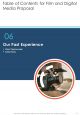 One pager film and digital media proposal template Slide20