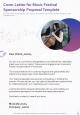 One pager music festival sponsorship proposal template Slide02