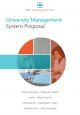 One pager university management system proposal template Slide01