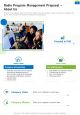 Radio program management proposal sample document report doc pdf ppt Slide10