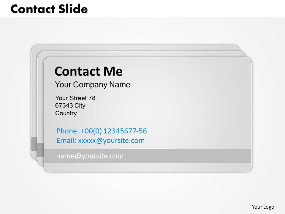 Contact Info Template from www.slideteam.net