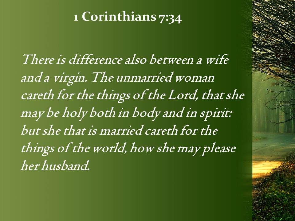 1 Corinthians 7 34 The Lord In Both Body Powerpoint Church