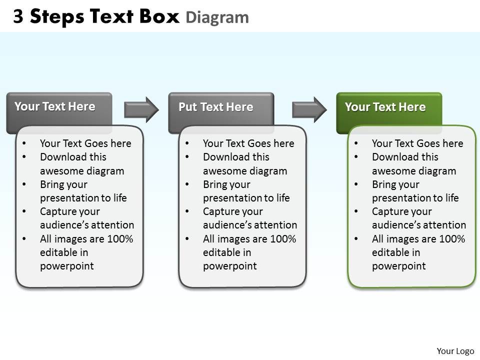 3 Steps Text Box Diagram Powerpoint Templates Ppt Presentation Slides 0812 Powerpoint Slides Diagrams Themes For Ppt Presentations Graphic Ideas