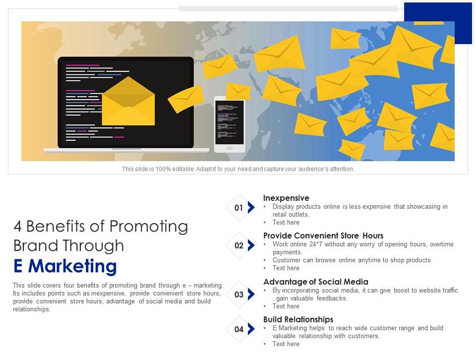4 Benefits Of Promoting Brand Through E Marketing | Presentation ...