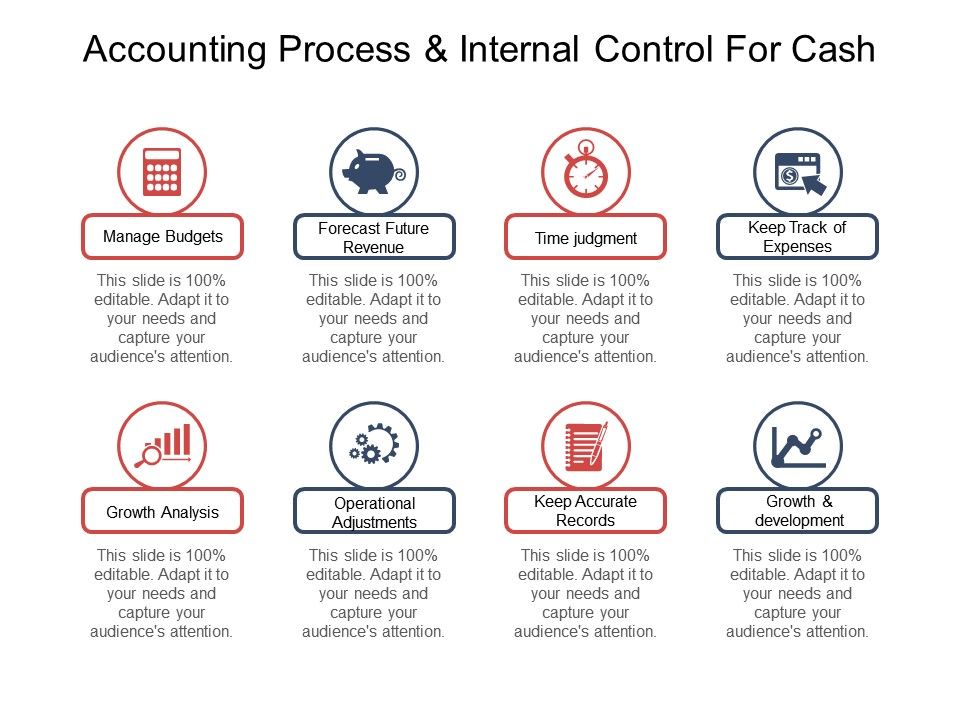 Accounting Process And Internal Control For Cash Good Ppt Example