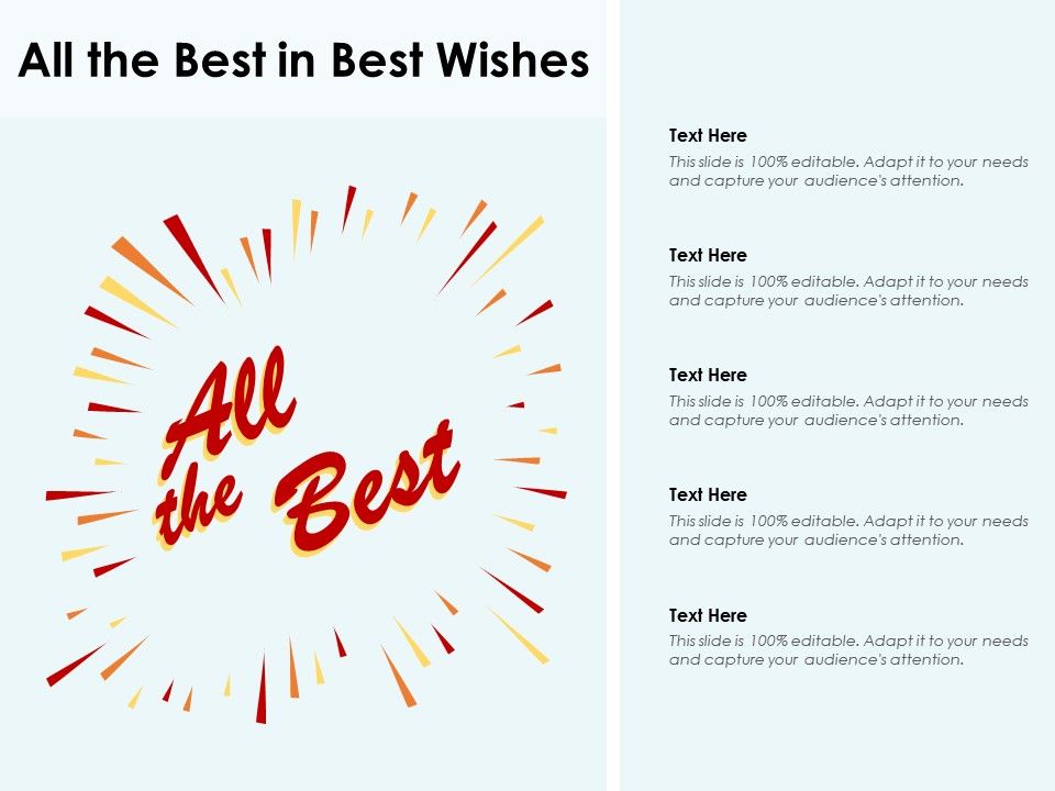 best wishes quotes for presentation