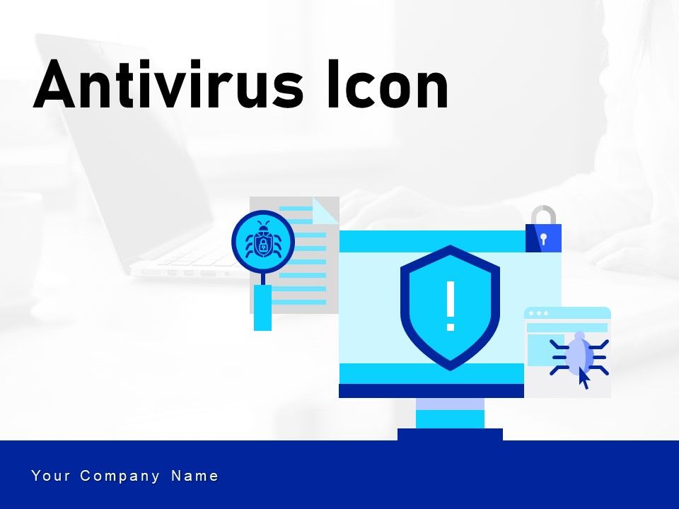 Antivirus Icon Exclamation Protection Computer Monitor ...