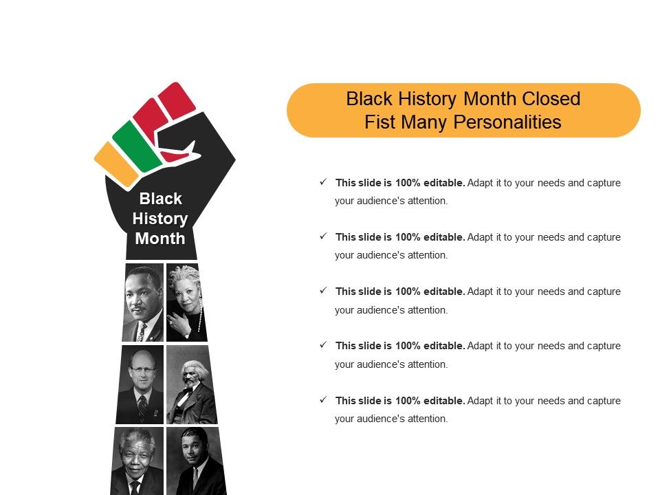 Black History Month Template Google Slides