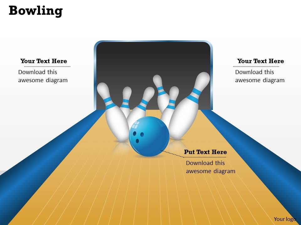 Bowling Powerpoint Template Slide Presentation PowerPoint Templates