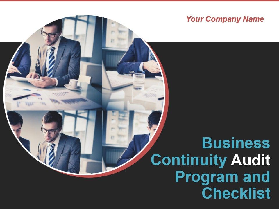 Business Continuity Audit Program And Checklist Powerpoint Presentation