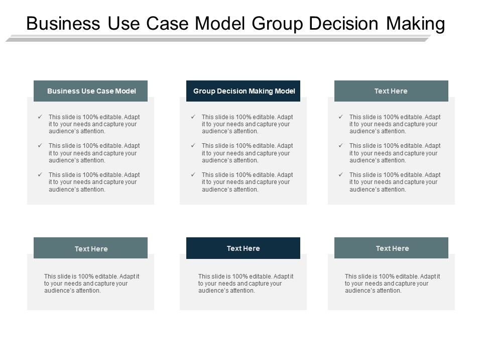 Business Use Case Model Group Decision Making Model Cpb ...
