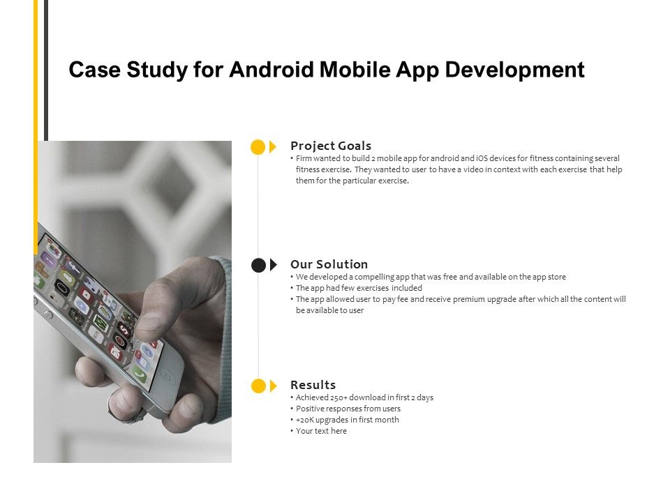 case study on app development