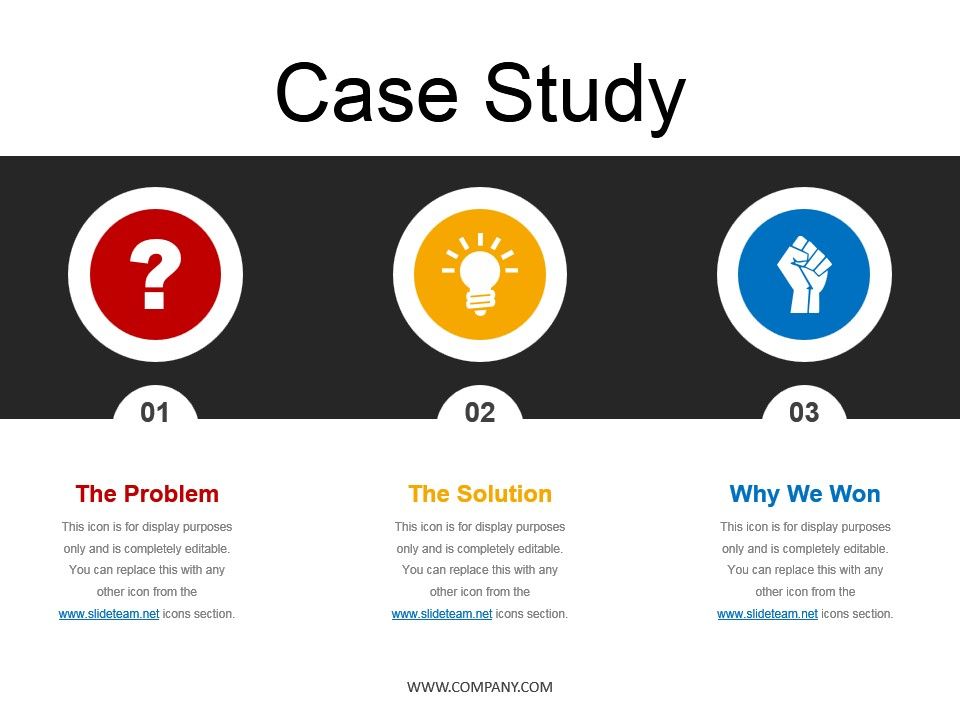 project case study ppt template