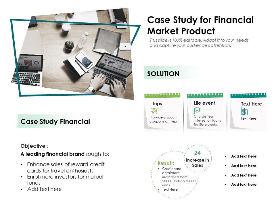 financial products case study
