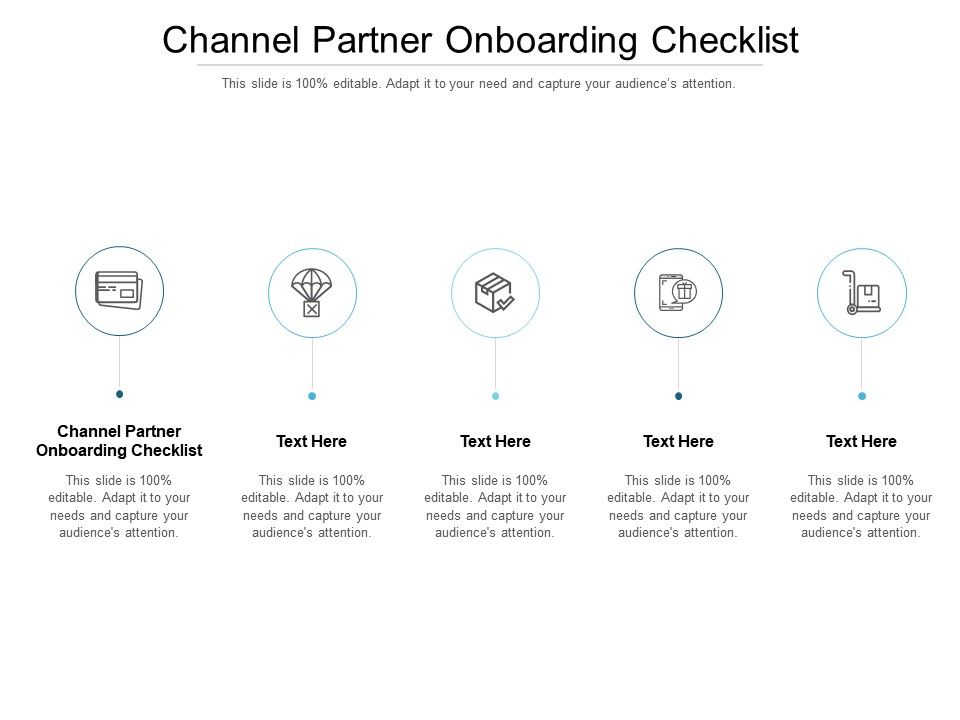 Channel Partner Onboarding Checklist Ppt Powerpoint Presentation Styles