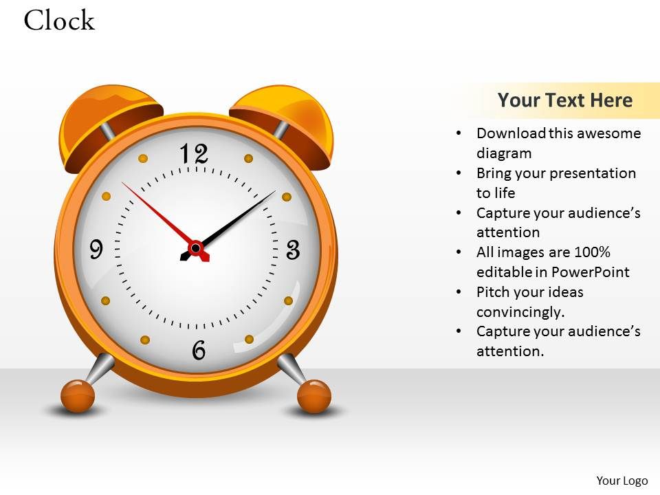 time clock for presentation