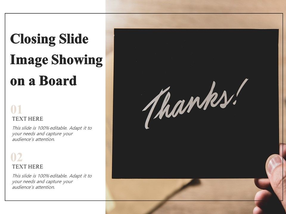 closing slide in presentation