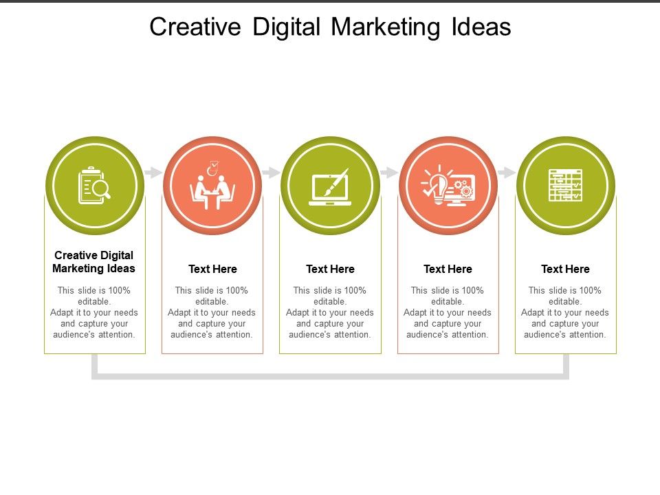 Creative Digital Marketing Ideas Ppt Powerpoint Presentation Good Cpb